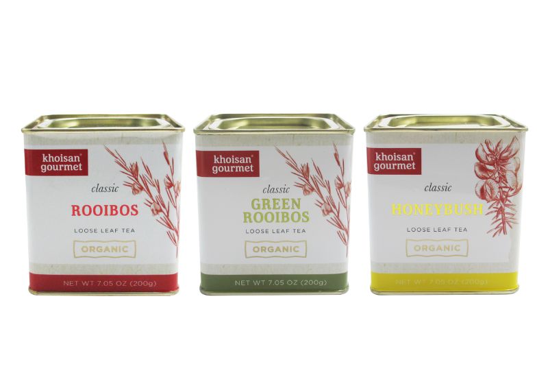 Organic Rooibos and Honeybush Tea Tins